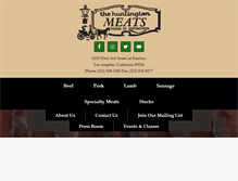 Tablet Screenshot of huntingtonmeats.com